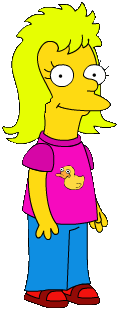 Jess as a Simpson character